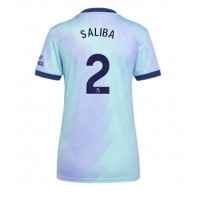 Echipament fotbal Arsenal William Saliba #2 Tricou Treilea 2024-25 pentru femei maneca scurta